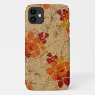 Case-Mate iPhone Case Midnight Garden Hawaii Red Faux Wood
