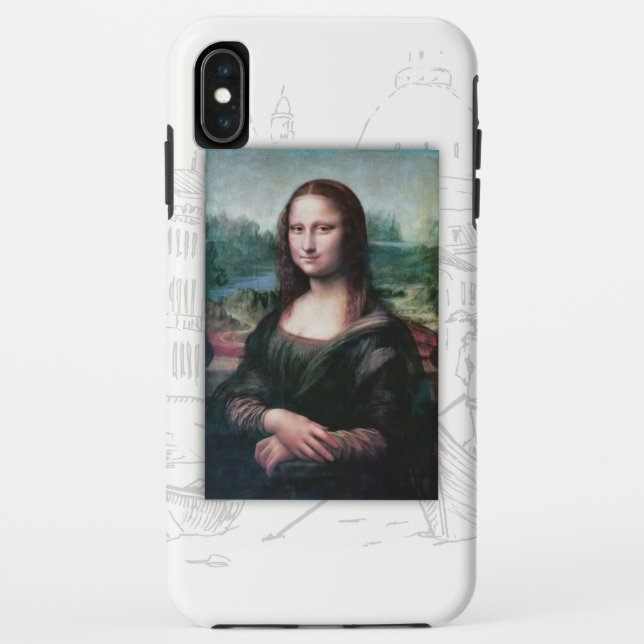 Case-Mate iPhone Case Mona Lisa, La Gioconda. Léonard de Vinci (Dos)