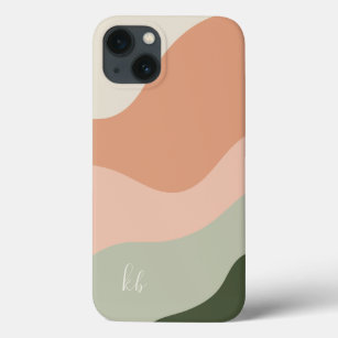 Case-Mate iPhone Case Monogramme de flux de couleurs de bois du désert e