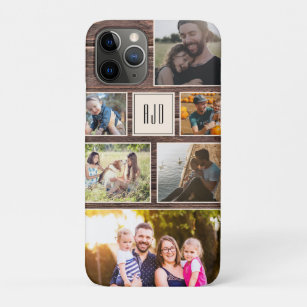 Case-Mate iPhone Case Monogramme moderne Collage photo de la famille Rus