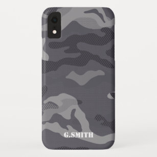 Case-Mate iPhone Case Nom  Camouflage de texture grise Camo Motif Camo v