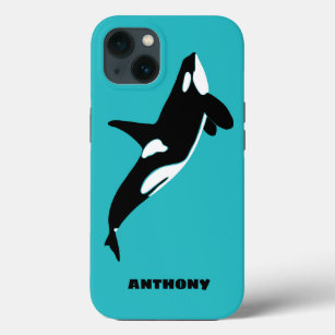 Case-Mate iPhone Case Orcas Tueur Baleines Turquoise Bleu Personnalisé