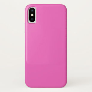 Case-Mate iPhone Case Orchidée uni couleur solide rose vif
