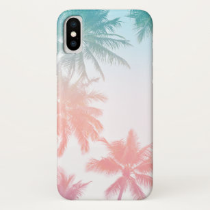 Case-Mate iPhone Case Palmiers vintages pour la plage de coucher du