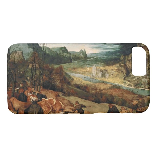 Case-Mate iPhone Case Pieter Bruegel l'Ancien - Le retour du troupeau (Dos (Horizontal))