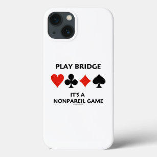 Case-Mate iPhone Case Play Bridge C'est un jeu non pareil Quatre costume