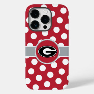 Coque Case-Mate iPhone Pois du logo   de bouledogues de la Géorgie