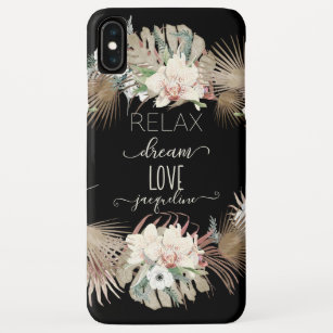 Case-Mate iPhone Case Relax Dream Love Tropical White Orchid Palm Feuill