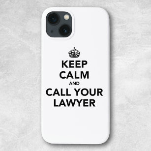 Case-Mate iPhone Case Restez Calme Et Appelez Votre Avocat