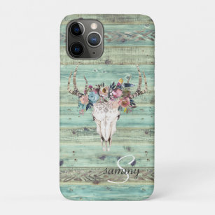 Case-Mate iPhone Case Russe Ouest Turquoise Bois Cerf Monogramme