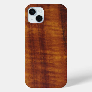 Coque Case-Mate iPhone Style hawaïen bouclé en bois de Koa