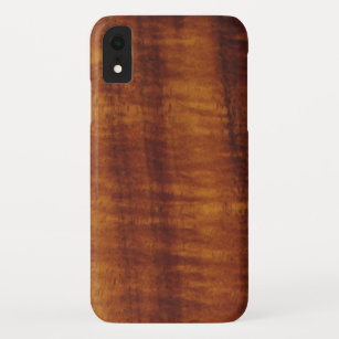 Case-Mate iPhone Case Style hawaïen bouclé en bois de Koa
