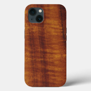 Case-Mate iPhone Case Style hawaïen bouclé en bois de Koa