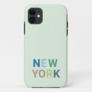 Case-Mate iPhone Case Texte coloré New York moderne