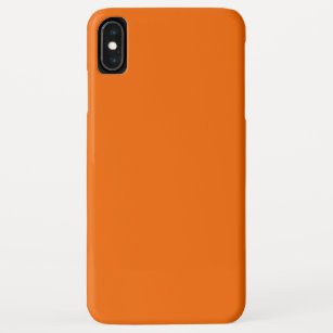 Case-Mate iPhone Case Tigre de couleur solide orange
