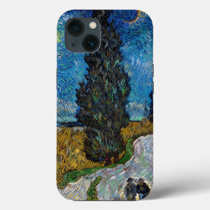 Case-Mate iPhone Case Vincent van Gogh - Route avec Cypress et Star