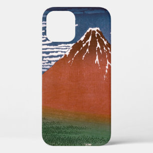 Case-Mate iPhone Case Volcan Fuji Rouge "Fujiyama" en bois japonais