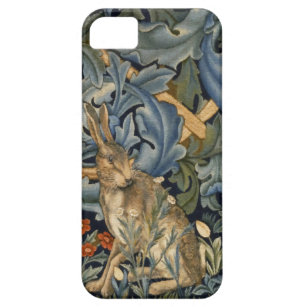 Coque Barely There iPhone 5 William Morris Forest Rabbit Floral Art Nouveau