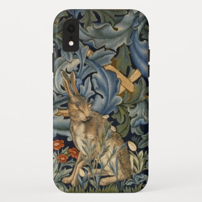 Case-Mate iPhone Case William Morris Forest Rabbit Floral Art Nouveau (Dos)