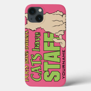 Pour iPhone CATS ONT PERSONNEL coques personnalisés