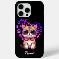 Chat Cool personnalisé en Coque lunettes de soleil