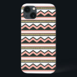 Case-Mate iPhone Chevron or ultra chic Samsung Galaxy Note 4 Coque<br><div class="desc">Boîtier téléphonique unique couleur or et corail,  chevron et rayé à motifs. Très chic,  branché et moderne.</div>