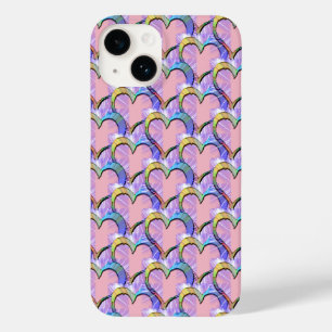 Case-Mate iPhone Coeurs sur les coeurs Motif psychédélique coque ip