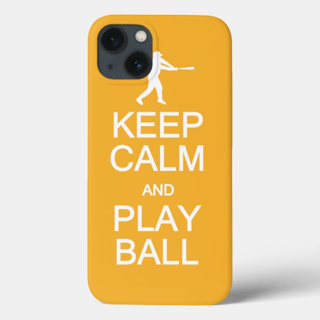 Case-Mate iPhone Conserver le calme et jouer Ball coques personnali (Verso)