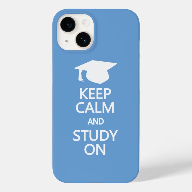 Case-Mate iPhone Conserver le calme et l'étude sur le coque Samsung (Verso)