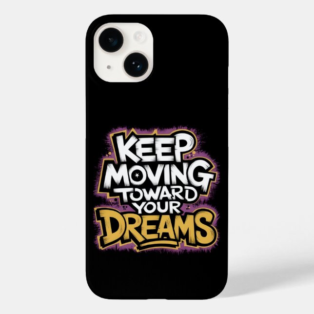 Case-Mate iPhone Continuez À Accéder À Vos Rêves Citer Coque Mobile (Verso)