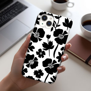 Case-Mate iPhone Coque à motifs floraux noir et blanc