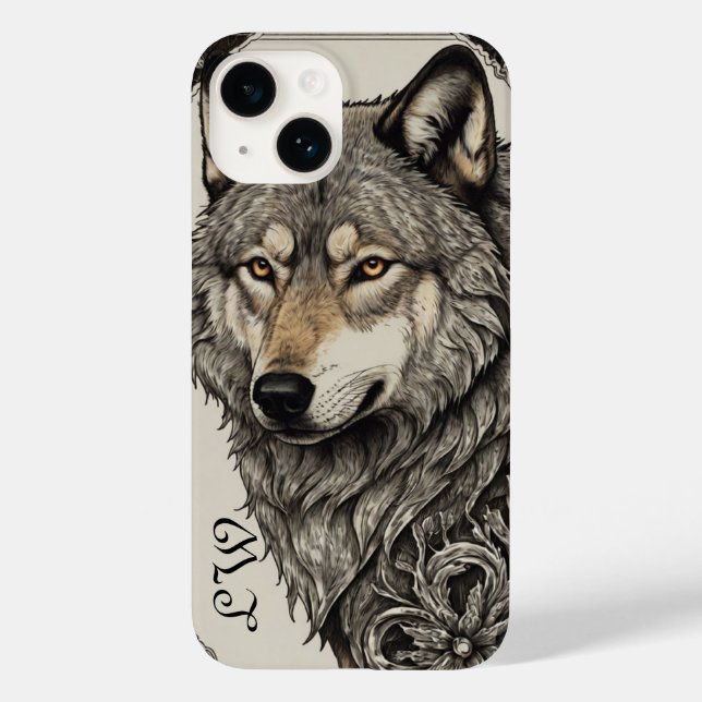 Case-Mate iPhone Coque à thème Wolf (Verso)