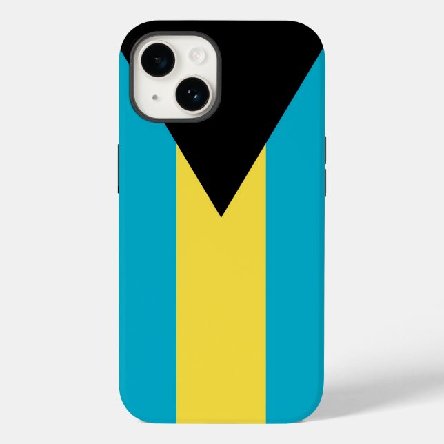 Case-Mate iPhone Coque Apple patriotique-Mate, drapeau des Bahamas  (Verso)