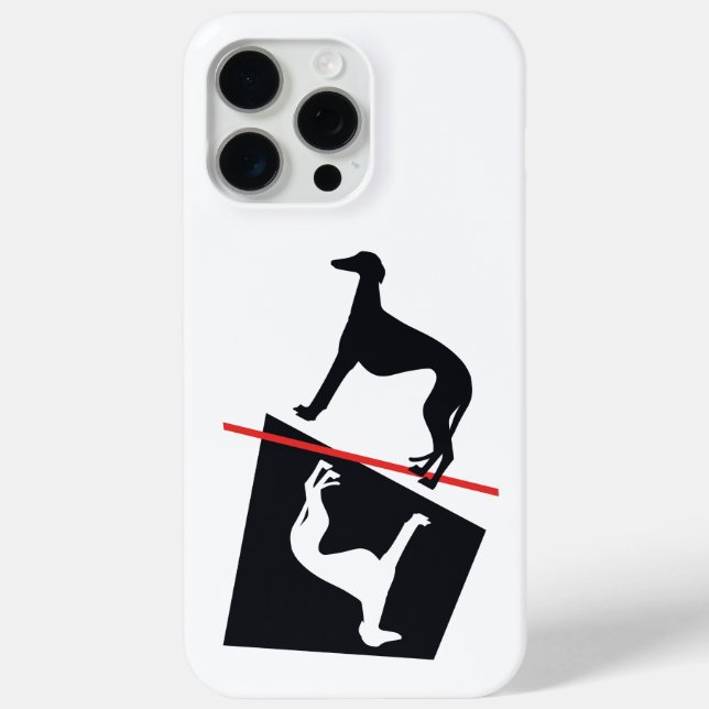 Case-Mate iPhone Coque avec motif Galgos (modèle adaptable) (Verso)