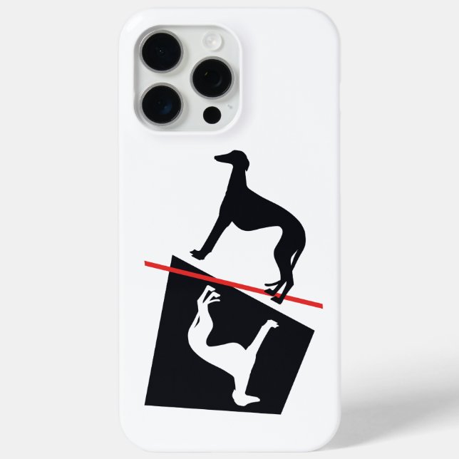 Case-Mate iPhone Coque avec motif Galgos (modèle adaptable) (Verso)
