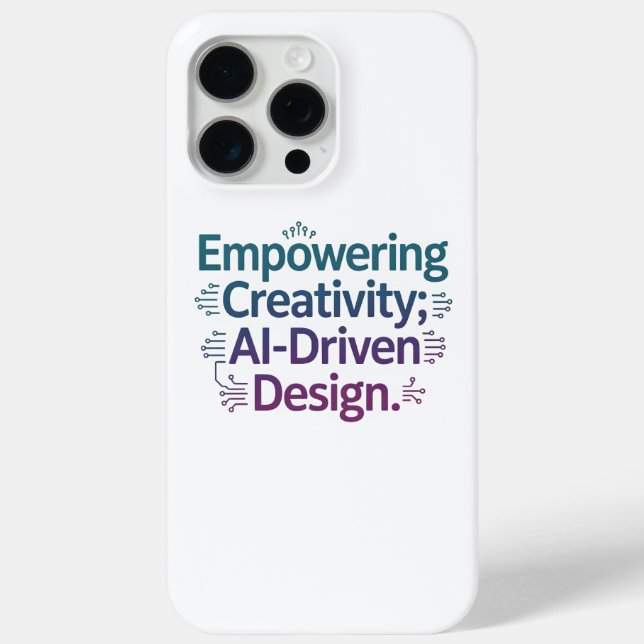Case-Mate iPhone COQUE de la créativité AI - Technologie de la révo (Verso)