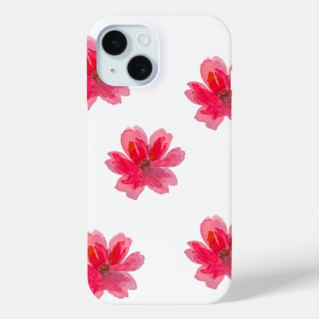Case-Mate iPhone coque de téléphone fleur rose jolie (Verso)