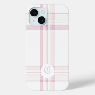 Case-Mate iPhone Coque de téléphone personnalisable à carreaux rose