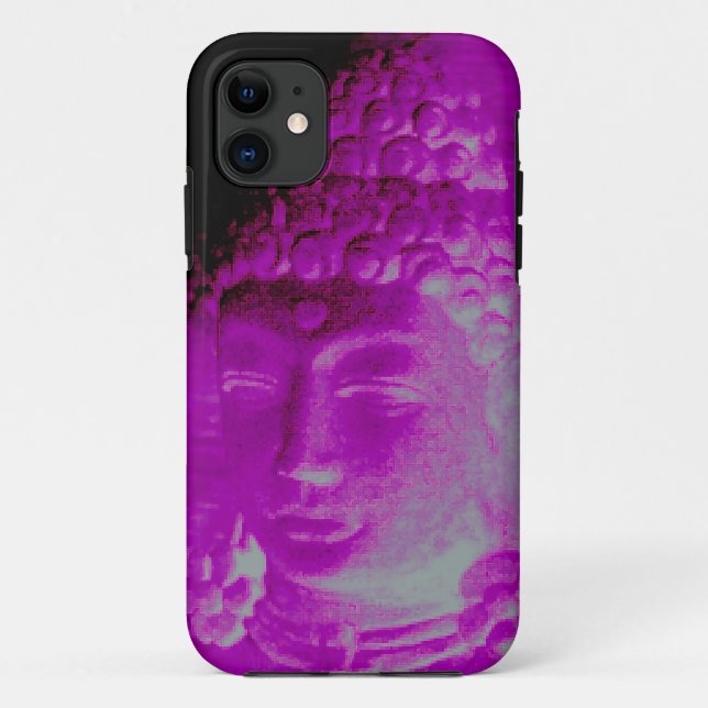 Case-Mate iPhone coque en chef de Bouddha violet/rose (Dos)