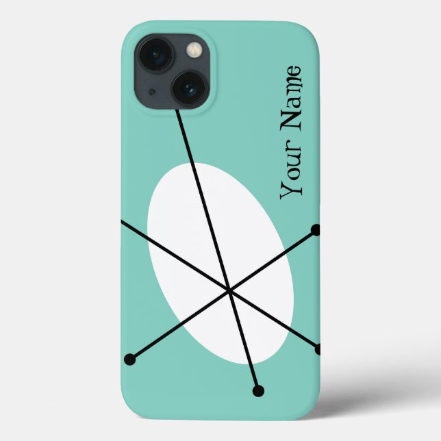 Case-Mate iPhone Coque ipad Dazzle Blue 'Your Name' (Verso)