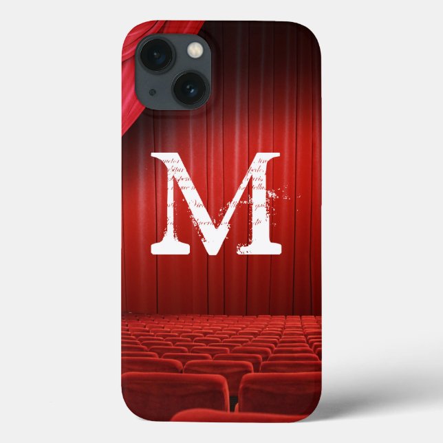 Case-Mate iPhone Coque ipad de Monogramme du Rideau Rouge (Verso)