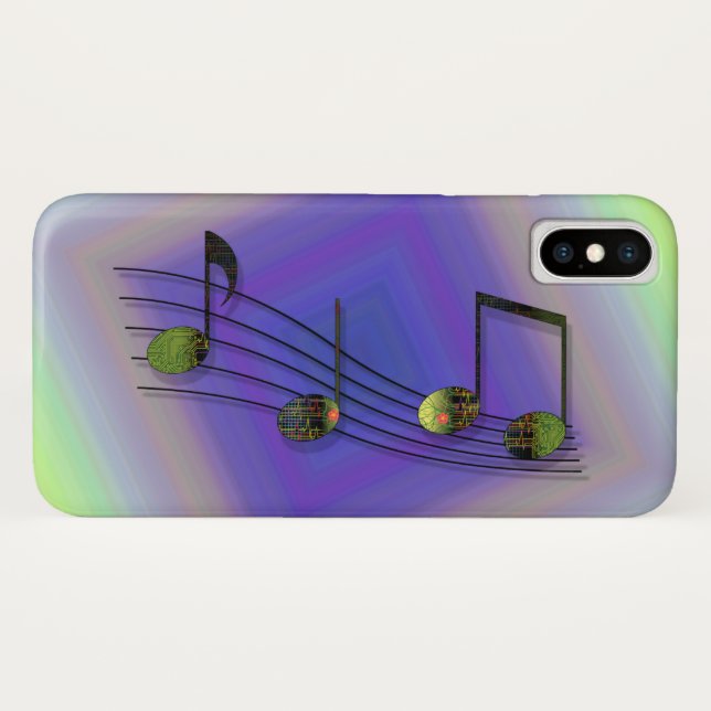 Case-Mate iPhone Coque iphone-Coque de notes de dubstep (Dos (Horizontal))