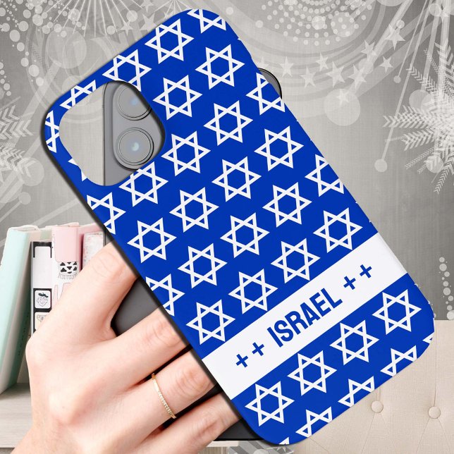 Case-Mate iPhone Coque Israël patriotique, blanc David Star / Israë (Créateur téléchargé)