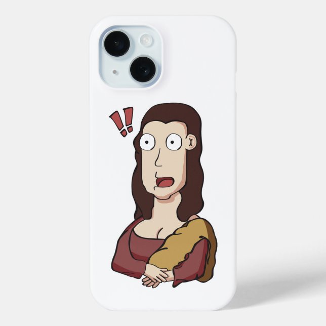 Case-Mate iPhone Coque Mona Lisa 15 choqué (Verso)