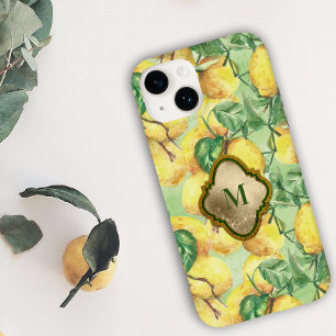 Case-Mate iPhone Coque Monogramme Lemon Garden
