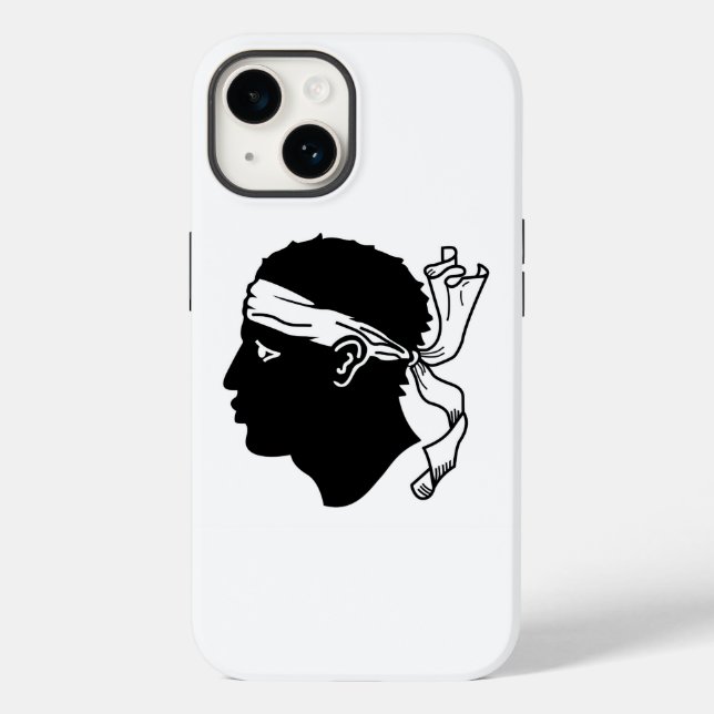 Case-Mate iPhone Coque Pomme Patriotique-Mate, Coque Drapeau Corse- (Verso)