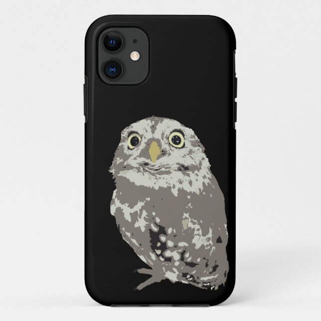 Case-Mate iPhone Coque Silver Owl (Dos)