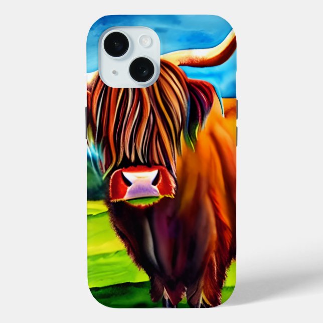 Case-Mate iPhone Coque smartphone Highland Cow (Verso)
