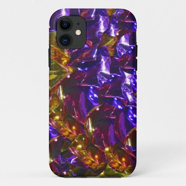 Case-Mate iPhone Coque Violet-Mate d'or (Dos)