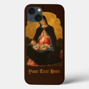 Pour iPhone Coques d'art monogramme personnalisé Madonna & Chi
